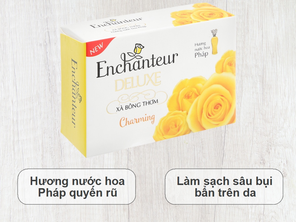 Xà bông cục Enchanteur Deluxe hương nước hoa 90g 1