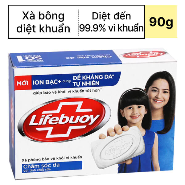 Xà bông Lifebuoy chăm sóc da 90g