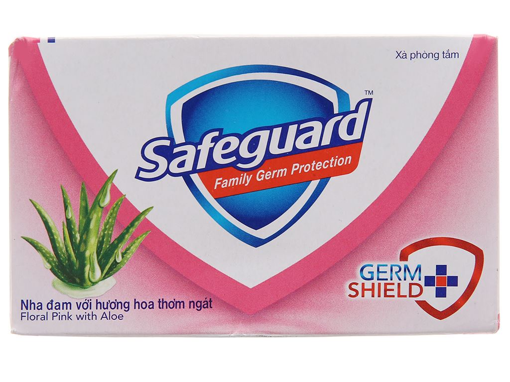 Xà phòng tắm Safeguard nha đam với hương hoa thơm ngát 130g 2