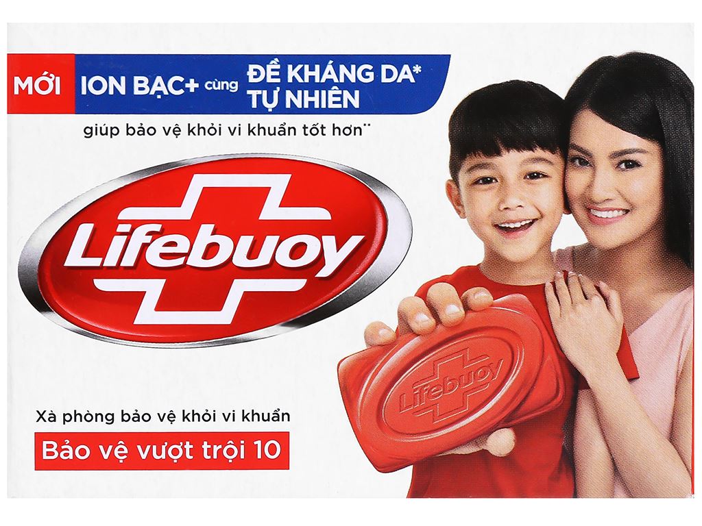 Xà bông cục Lifebuoy bảo vệ vượt trội 90g