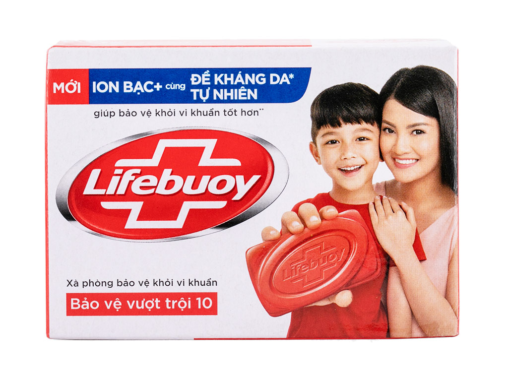 Xà bông cục Lifebuoy bảo vệ 90g giá tốt tại Bách hoá XANH