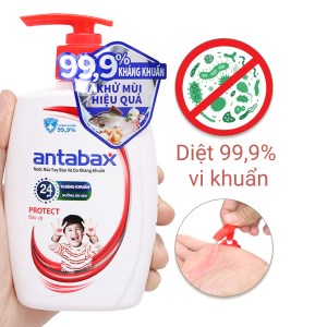 Nước rửa tay kháng khuẩn Antabax bảo vệ chai 250ml