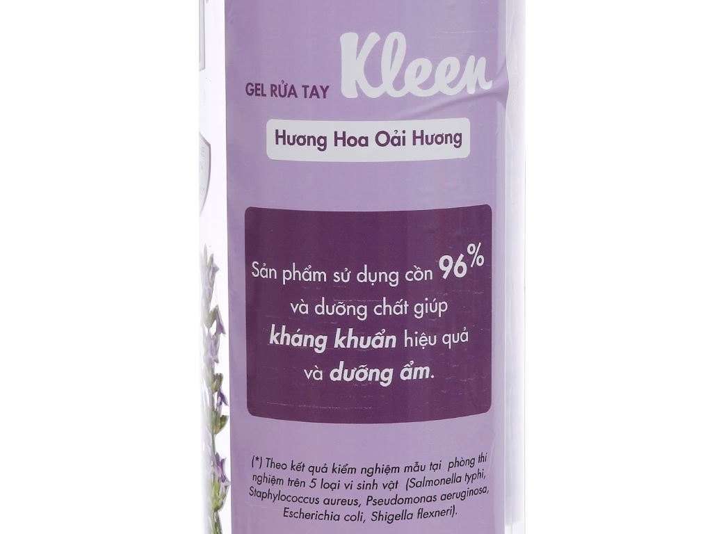 Gel rửa tay khô Kleen hương oải hương chai 630ml 4