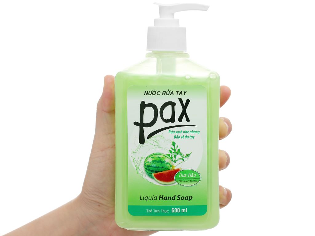 Nước rửa tay Pax hương dưa hấu chai 600ml 4