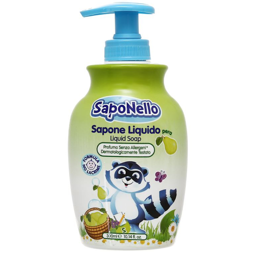 Sữa rửa tay SapoNello trẻ em hương quả lê chai 300 ml-1