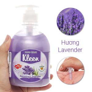 Nước rửa tay Kleen hương lavender chai 500ml