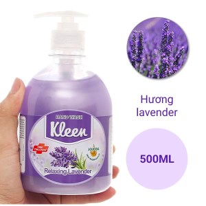 Nước rửa tay Kleen hương lavender chai 500ml