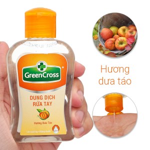 Dung dịch rửa tay Green Cross hương dưa táo 100ml