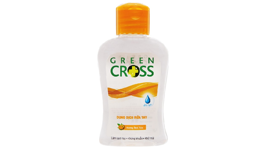 Dung dịch rửa tay Green Cross hương dưa táo kháng khuẩn