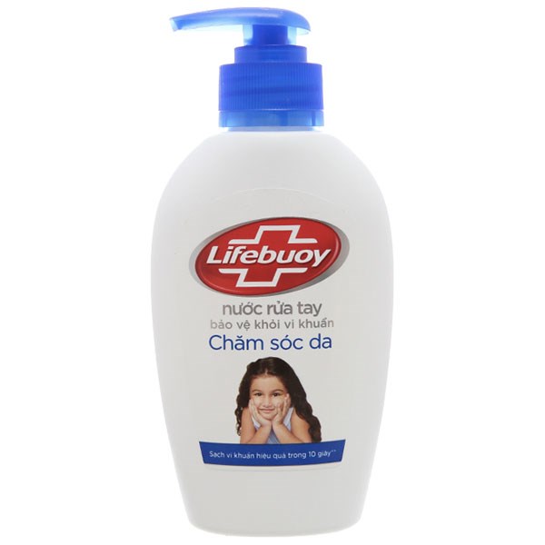 Nước rửa tay Lifebuoy chăm sóc da chai 180g