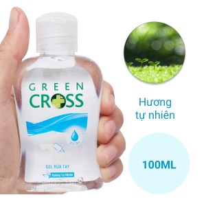 Gel rửa tay khô Green Cross hương tự nhiên chai 100ml