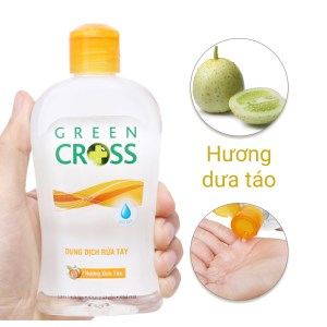 Dung dịch rửa tay khô Green Cross hương dưa táo chai 250ml