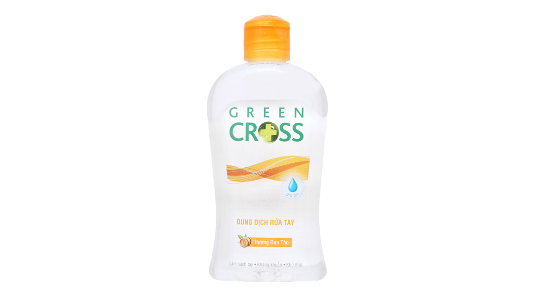 Dung dịch rửa tay Green Cross hương dưa táo kháng khuẩn