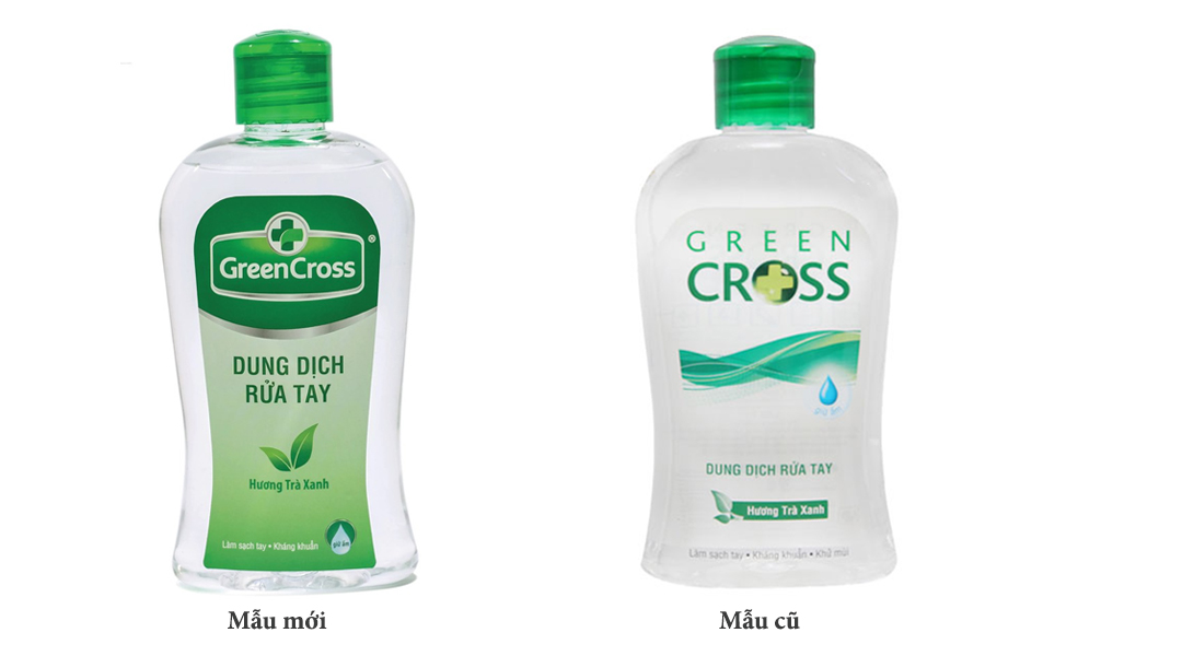 Dung dịch rửa tay Green Gross hương trà xanh kháng khuẩn