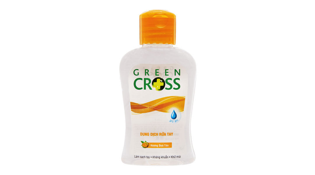 Dung dịch rửa tay Green Cross hương dưa táo kháng khuẩn