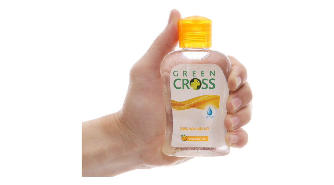 Dung dịch rửa tay Green Cross hương dưa táo kháng khuẩn