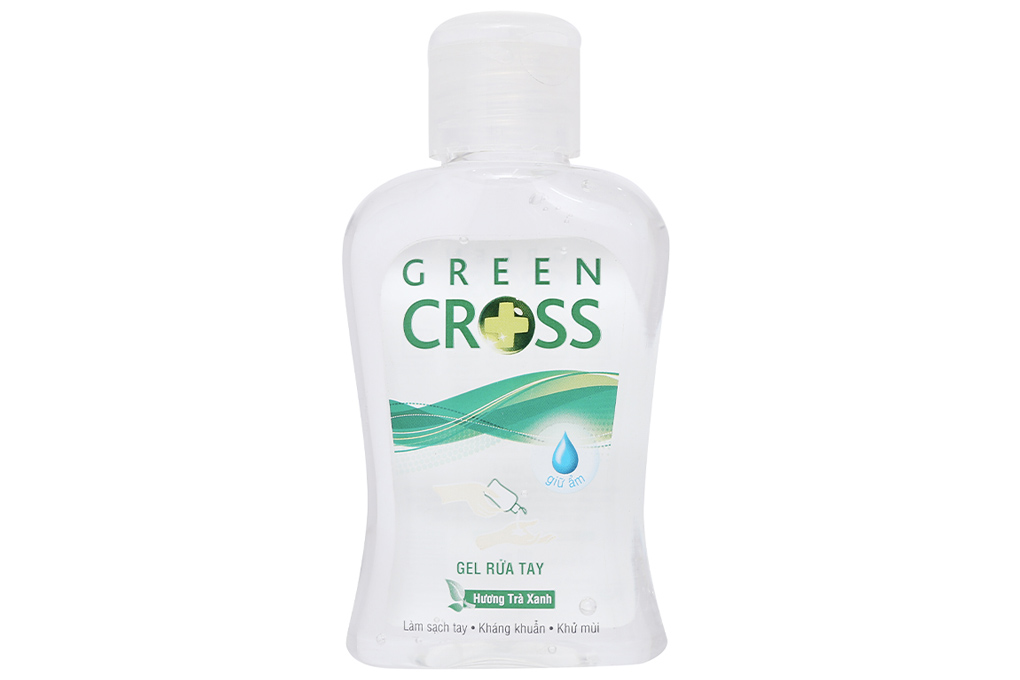 Gel rửa tay khô Green Gross hương trà xanh kháng khuẩn