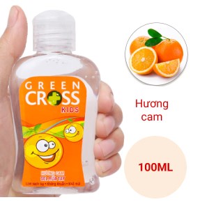 Gel rửa tay khô Green Cross hương cam chai 100ml