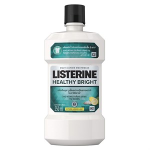 Nước Súc Miệng Listerine Health Bright Chai 250Ml