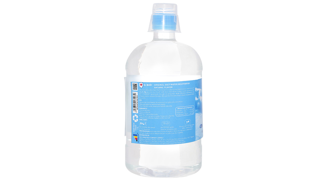 Nước súc miệng Dr. Muối ngừa vi khuẩn, giảm mùi hôi miệng chai 500ml - 18