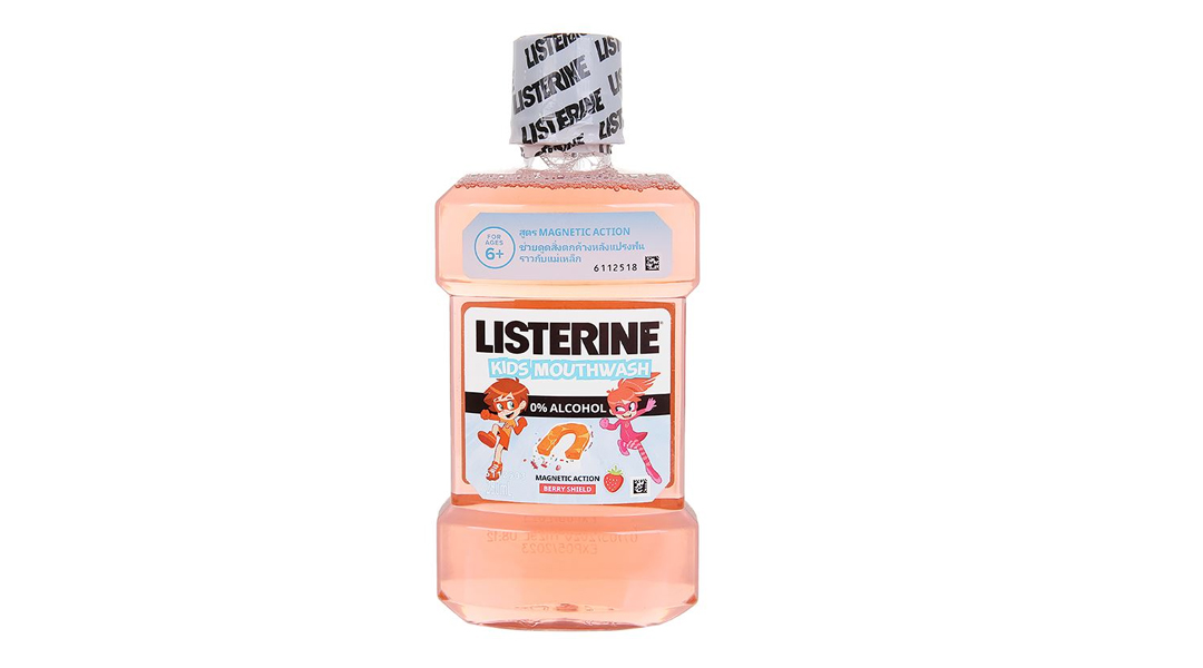 Nước súc miệng Listerine Kids Mouthwash ngừa sâu răng, sạch mảng bám chai 250ml - 3