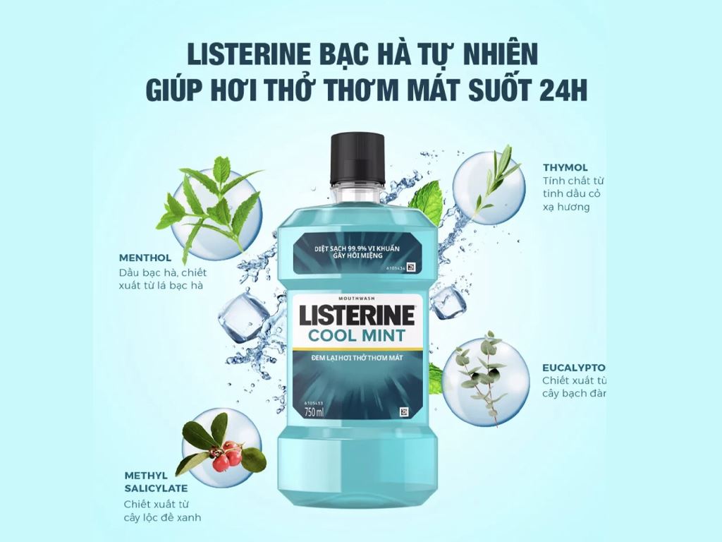 Mua ngay nước súc miệng listerine thái lan giá rẻ nhất