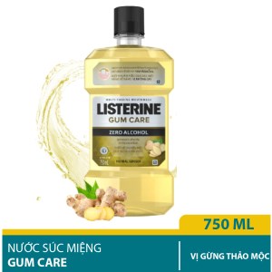Nước súc miệng Listerine hương gừng 750ml
