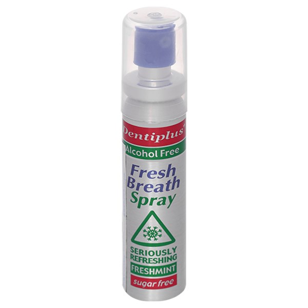 Xịt thơm miệng Dentiplus Alcohol Free mang lại hơi thở thơm mát