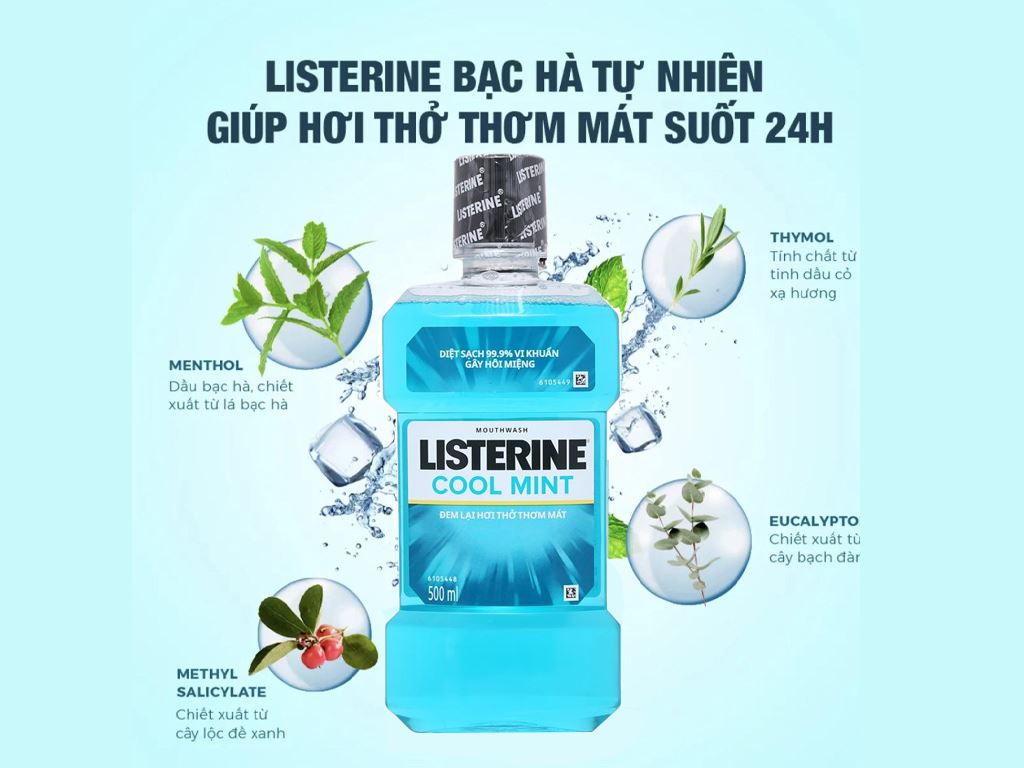 Nước súc miệng Listerine 500ml có hiệu quả trong việc ngừa viêm nướu không?
