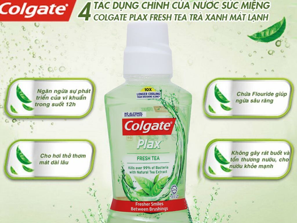 colgate plax fresh tea 250ml