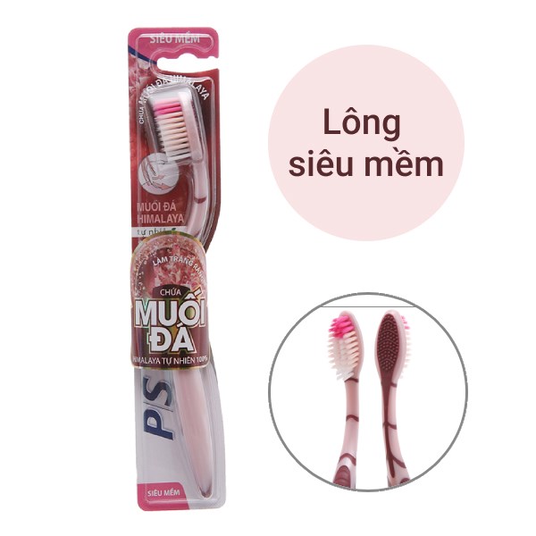 Bàn Chải Đánh Răng P/S Muối Đá Himalaya Lông Siêu Mềm