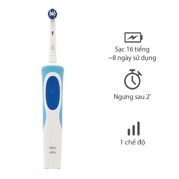Bàn Chải Điện Oral-B Vitality Precision Clean Blue D12.513 - 11/2023 |  Nhathuocankhang.Com