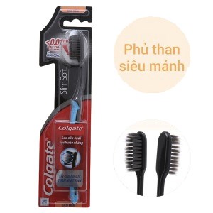 Lô 2 Bàn Chải Đánh Răng Colgate Slim Soft Charcoal