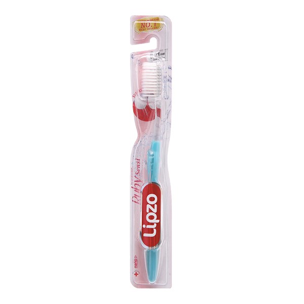Bàn chải đánh răng Lipzo Ruby Sensi lông chỉ tơ vỉ 1 cây