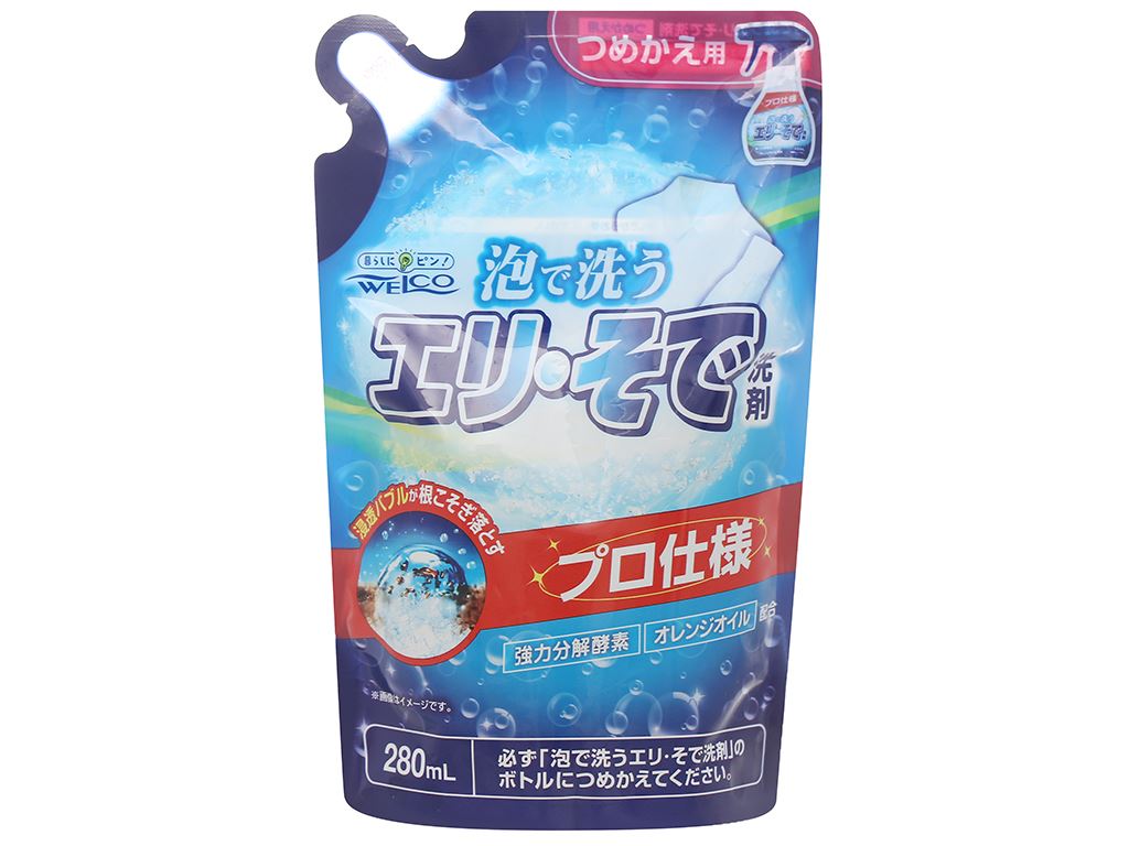 Nước tẩy cổ & tay áo Welco 280ml 1