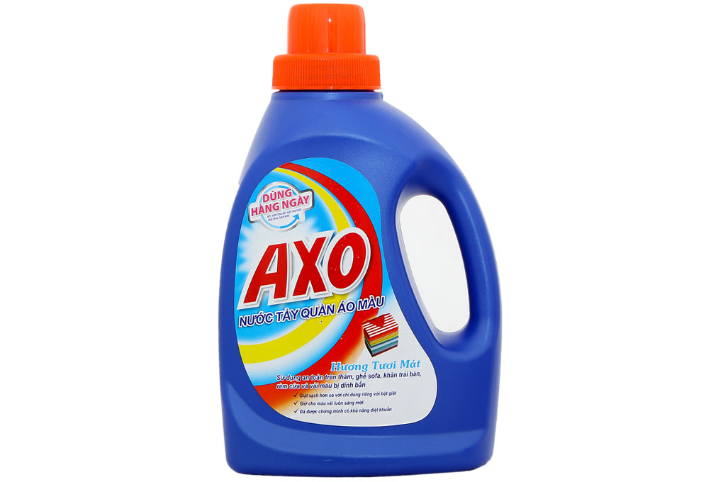 Nước tẩy quần áo màu AXO hương Tươi mát 800ml
