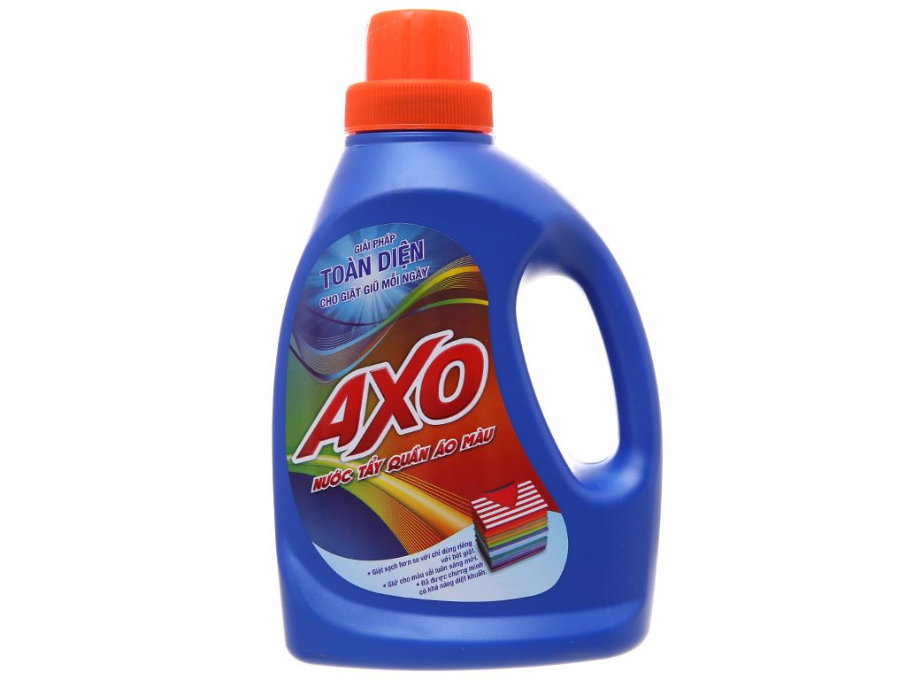 Nước tẩy quần áo màu AXO hương tươi mát 800ml 1