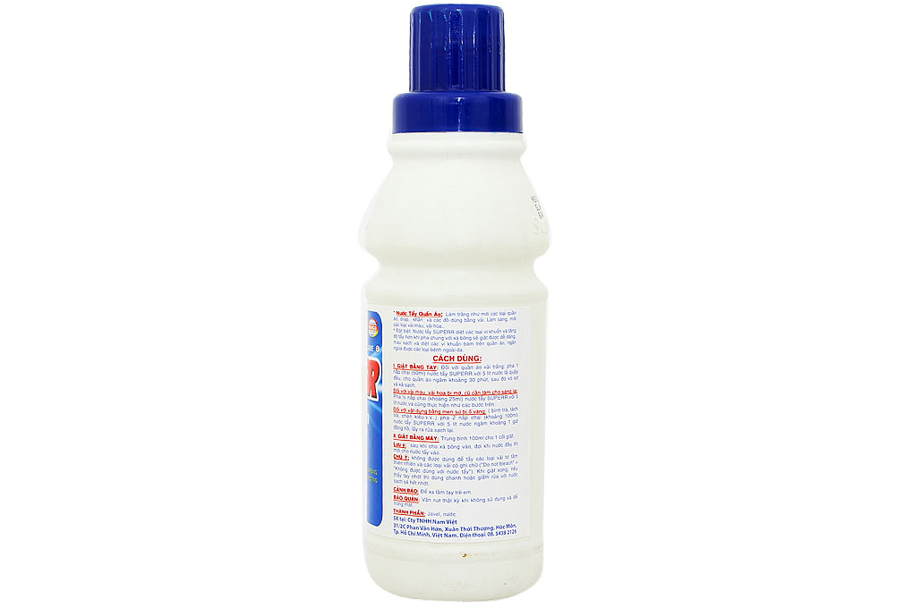 Nước tẩy quần áo Superr Liquid Bleach 450ml