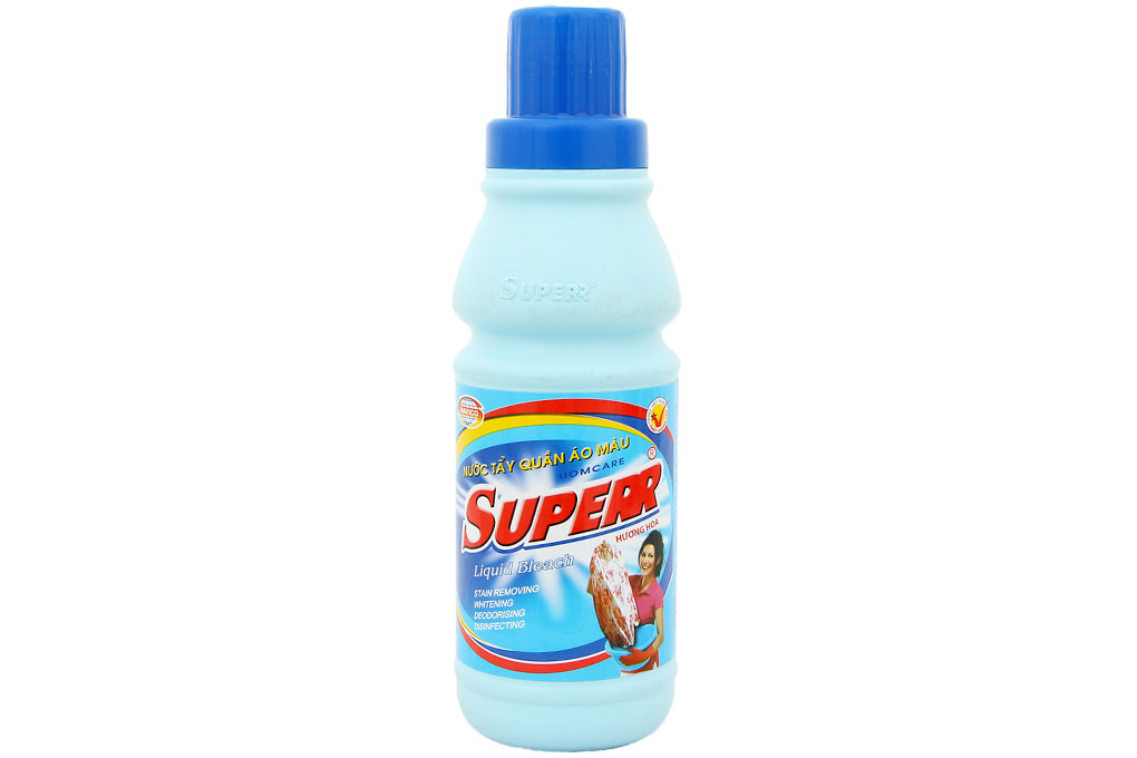 Nước tẩy quần áo màu Superr hương Hoa 450ml