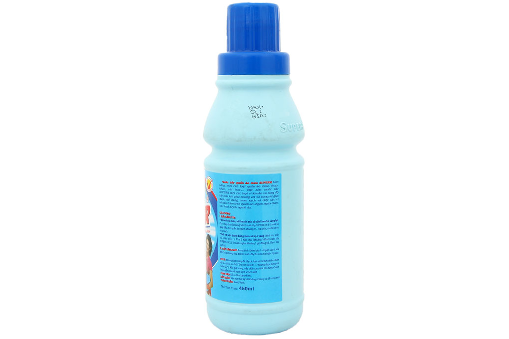 Nước tẩy quần áo màu Superr hương Hoa 450ml