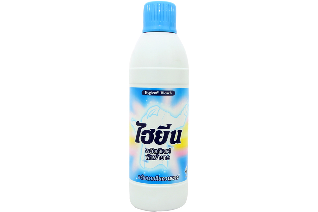 Nước tẩy quần áo trắng Hygiene nắp xanh 600ml