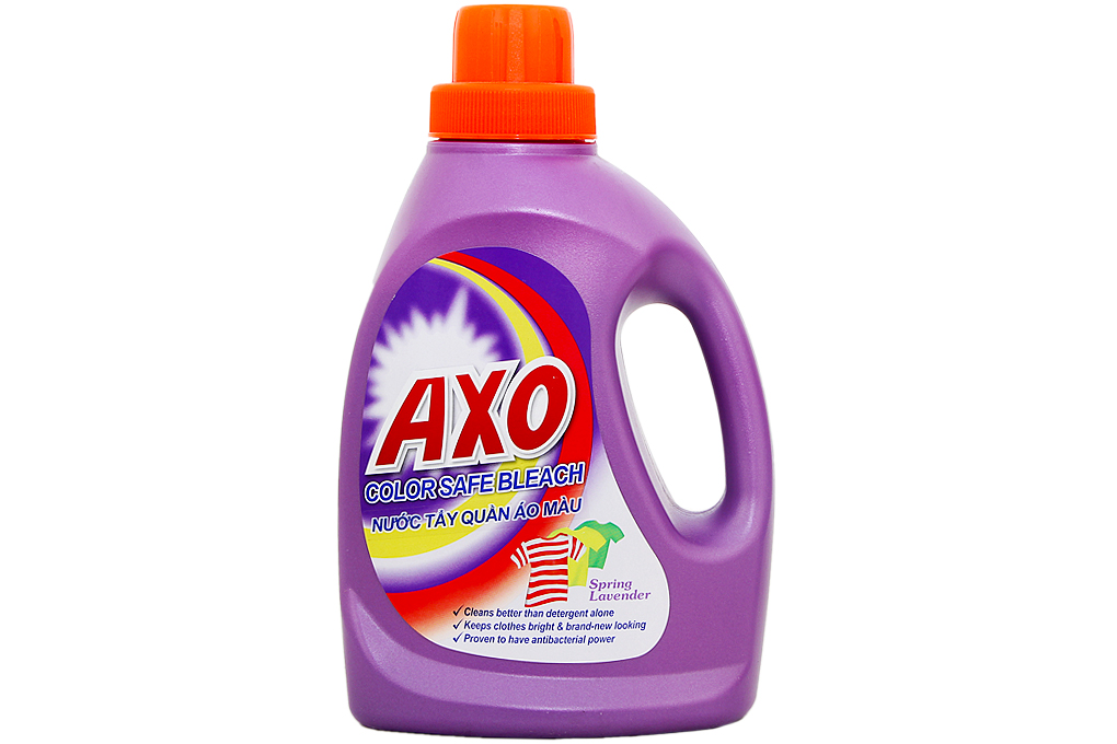 Nước tẩy quần áo màu AXO hương Oải Hương 800ml