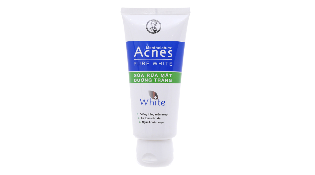 Sữa rửa mặt Acnes Pure White dưỡng da trắng sáng, ngừa mụn