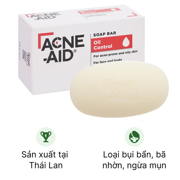 Xà phòng rửa mặt Acne-Aid cho da nhờn 