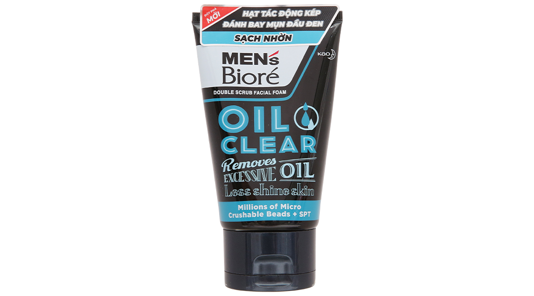 Sữa rửa mặt Men's Bioré sạch nhờn, ngăn dầu