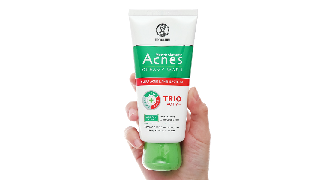Kem rửa mặt ngăn ngừa mụn Acnes Creamy Wash 100g
