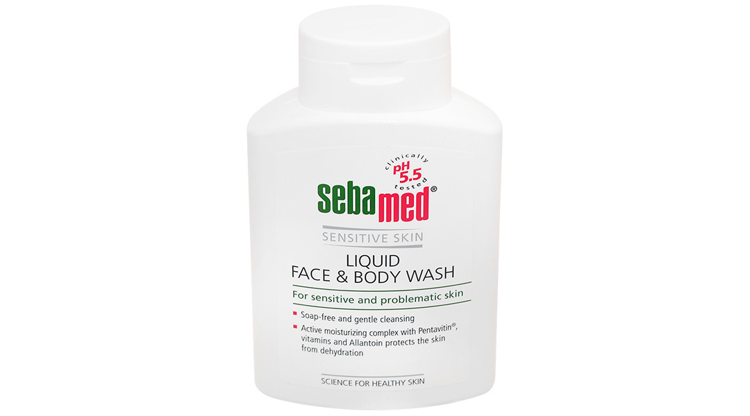 Sữa rửa mặt và tắm SebaMed cho da nhạy cảm pH 5.5