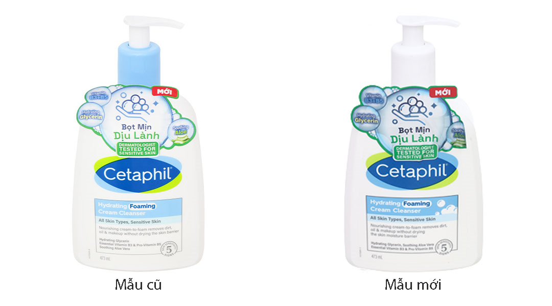 Sữa rửa mặt Cetaphil Hydrating Foaming Cream Cleanser tạo bọt mịn chai 236ml - 9