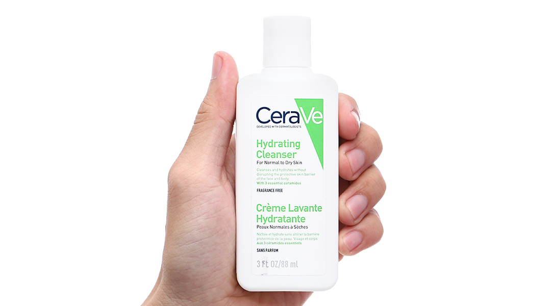 Sữa rửa mặt CeraVe Hydrating Cleanser sạch sâu cho da thường và da khô chai 473ml - 11