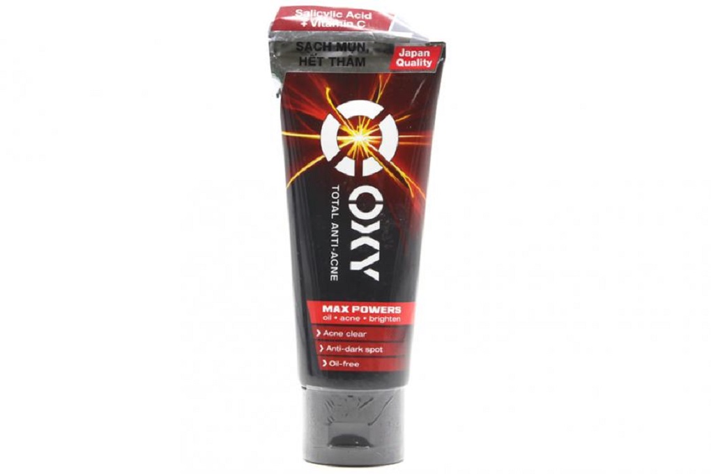 Sữa rửa mặt Oxy Total Anti- Acne ngăn ngừa mụn 100g